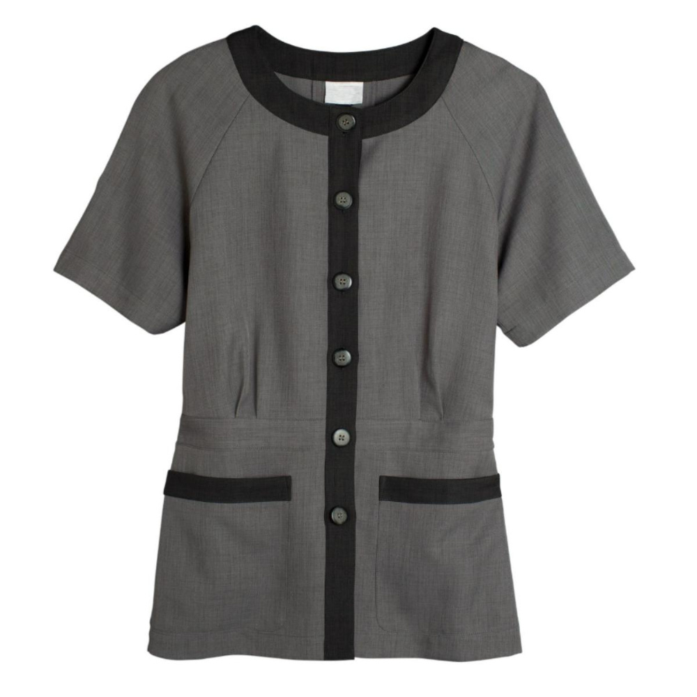 Charcoal Grey Female Housekeeping Top