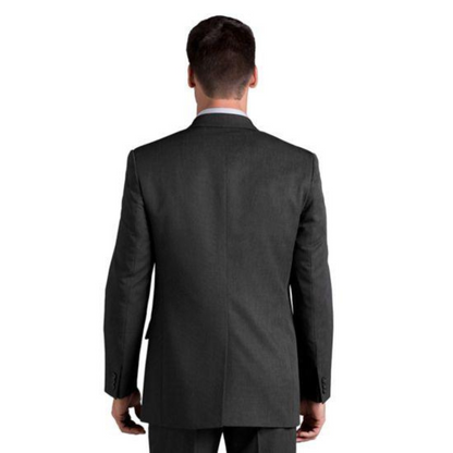Fully Lined Charcoal Grey Blazer - Back Look