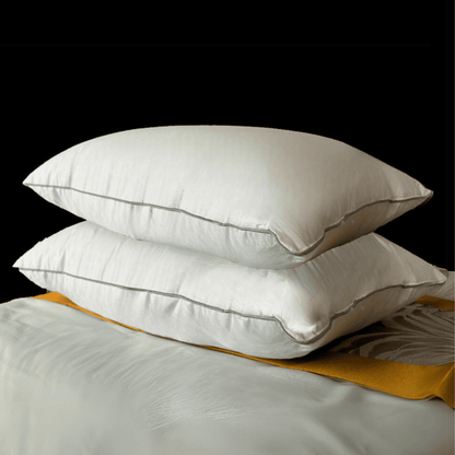 Pillow Queen Stacked Pillows Hypoallergenic pillow crafted for lightweight comfort and premium styling in luxury Airbnb accommodations