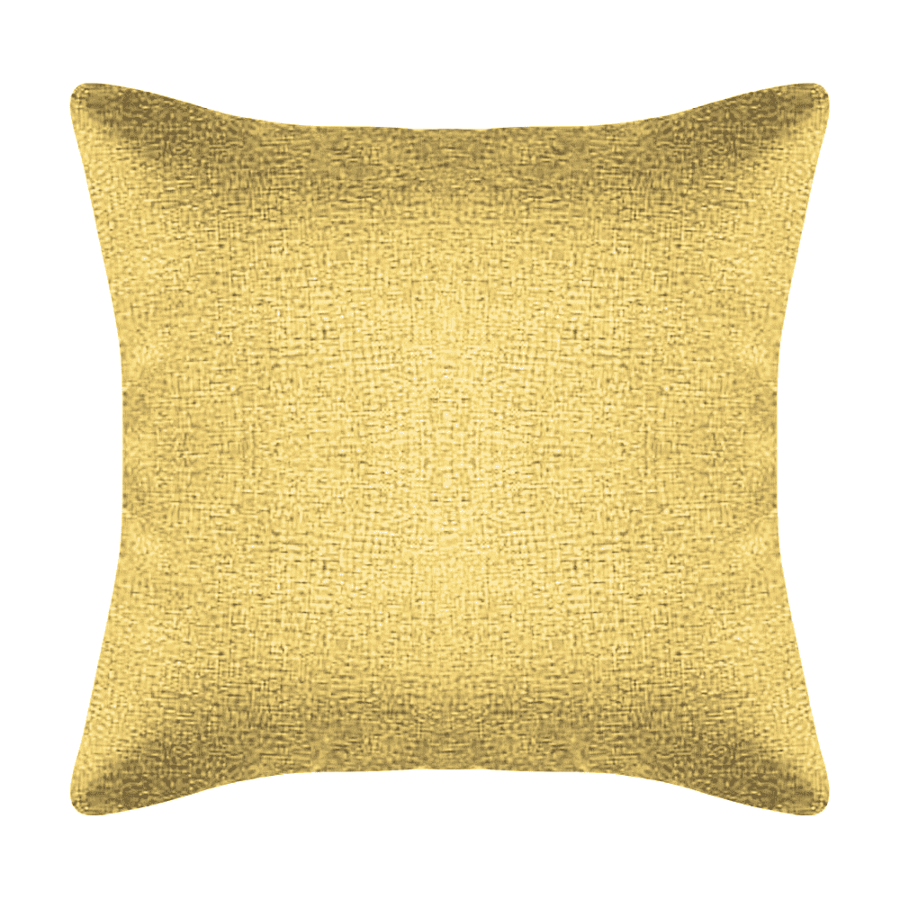 Yellow Cushion with white background