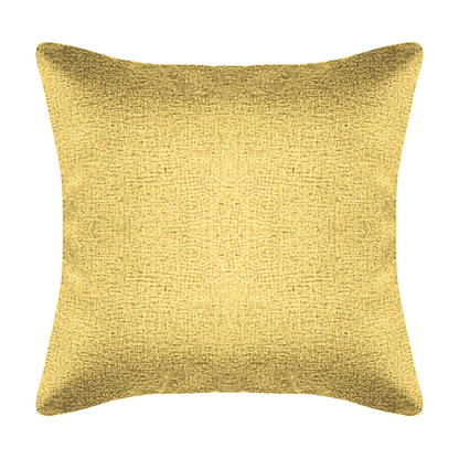 Yellow Cushion with white background