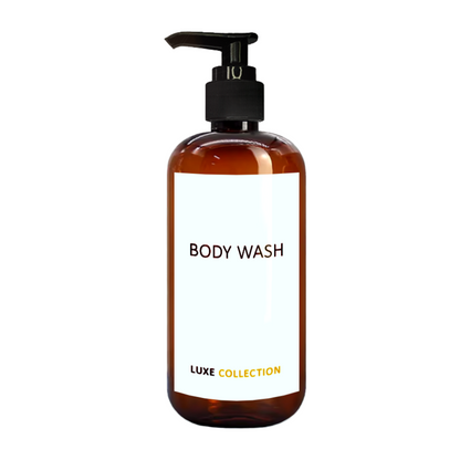 Luxe Collection Amber Black Pump Body Wash - Liquid Not Included