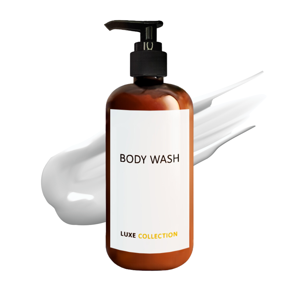 Luxe Collection Amber Black Pump Body Wash - Liquid Included