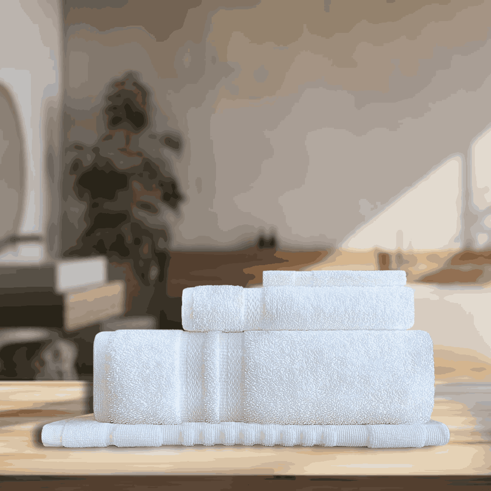  Bath Towel (1pcs), Hand Towel (1pcs), Wash Cloth (1pcs), Bath Mat (1pcs)