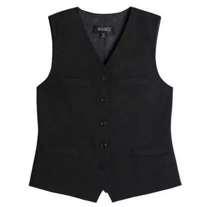 Navy V-neck Vest w/ Adjustable Back Belt