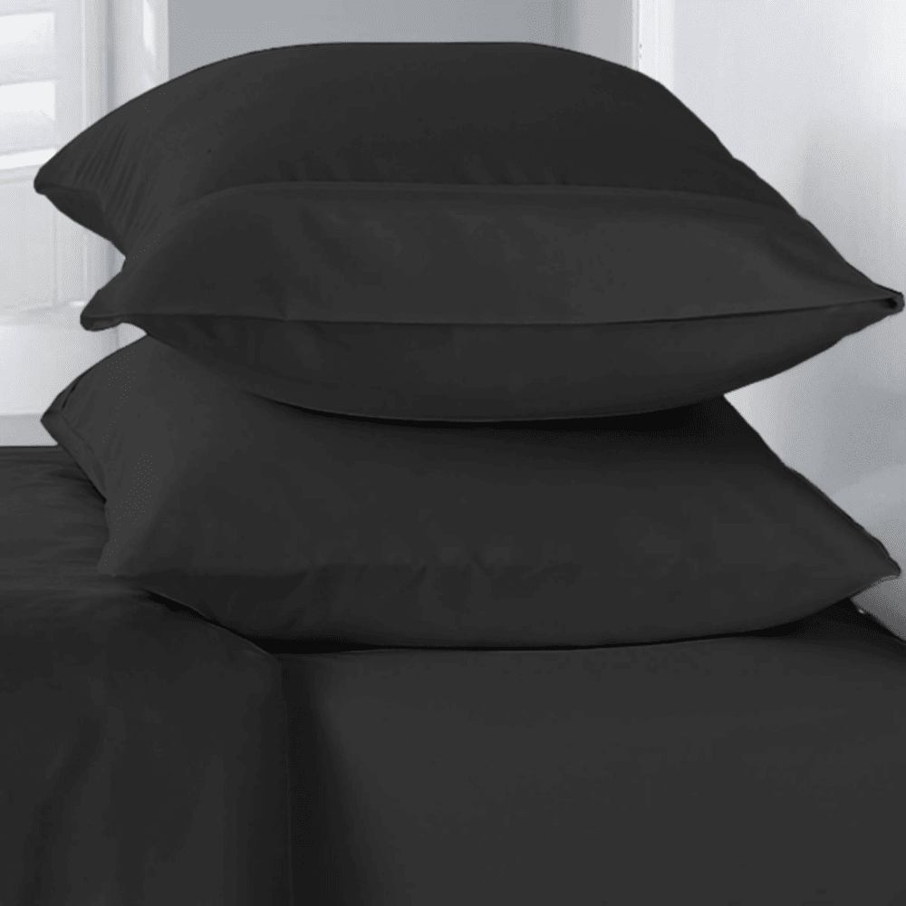 Microfiber Pillowcases For Hotels - Black