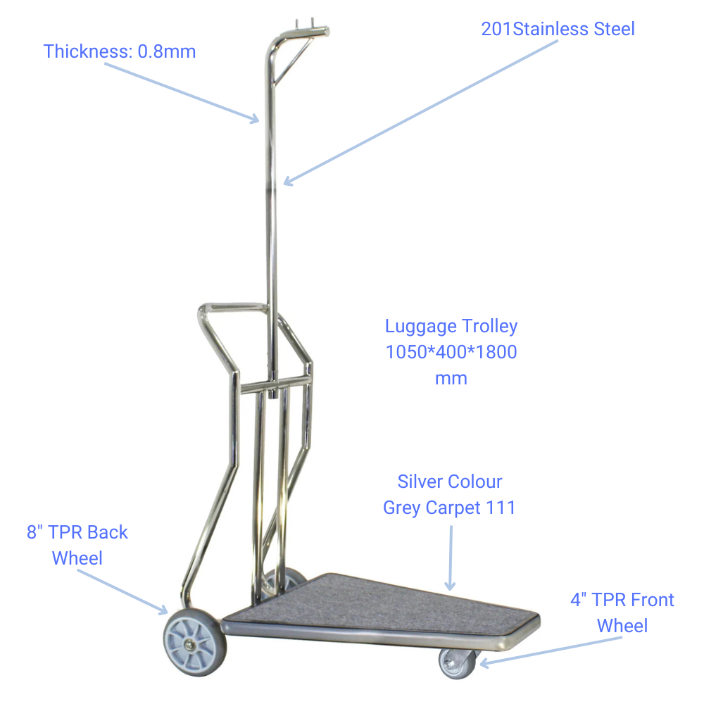 three-wheel luggage cart/ trolly