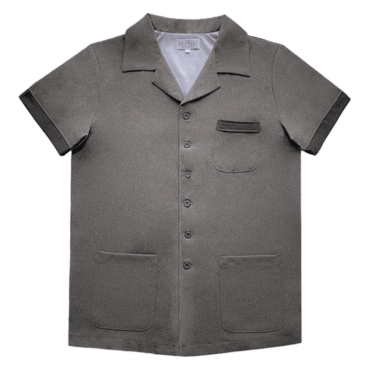 Charcoal Grey Housekeeping Shirt with 3 pockets