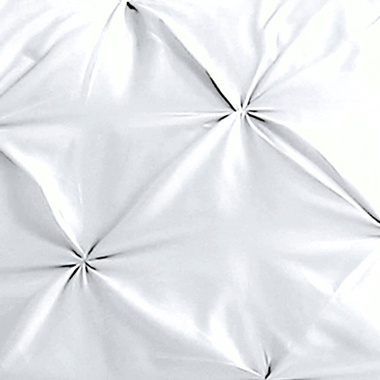 Pintuck Comforter Set 3 Pieces - White (Closer View)