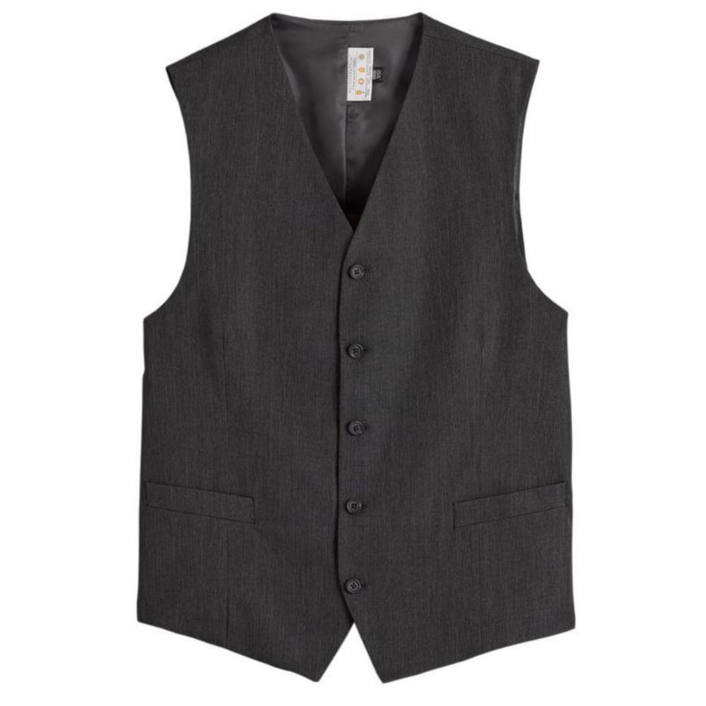 Dark Grey V-Neck Vest