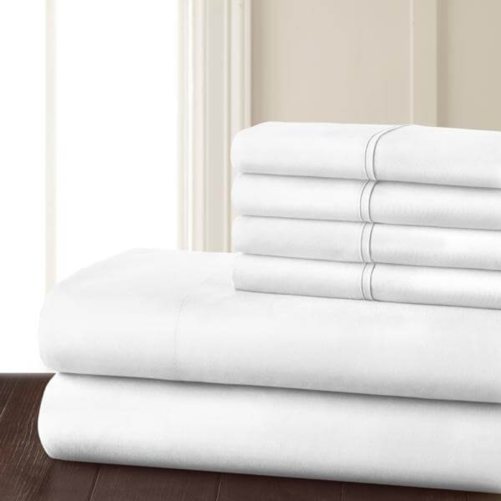 Deluxe Fitted Bed Sheets (300 Thread Count, 60% Cotton / 40% Polyester) - Premium Bed Sheets from HYC Design - Just $25.49! Shop now at HYC Design & Hotel Supply