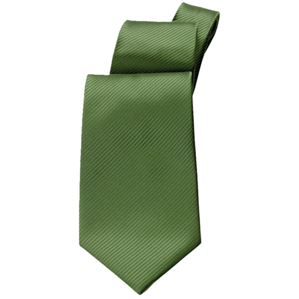 Green Satin Tie