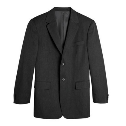 Fully Lined Charcoal Grey Blazer w/ Left Chest Pocket