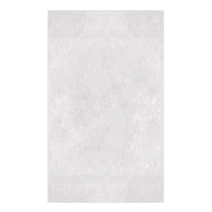 White cotton hand towels for hotels