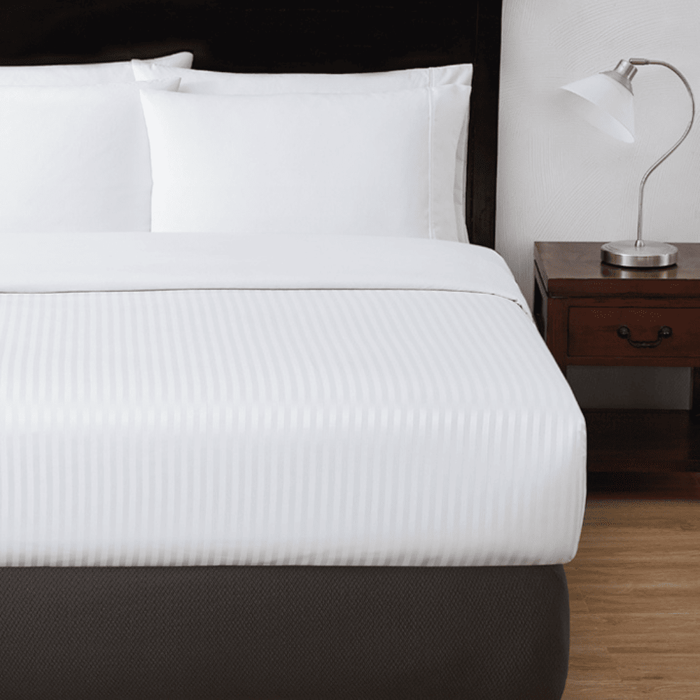 Decorative Striped - Top Sheet Hotel Supply