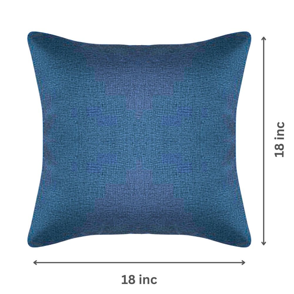 Blue Cushion with Size