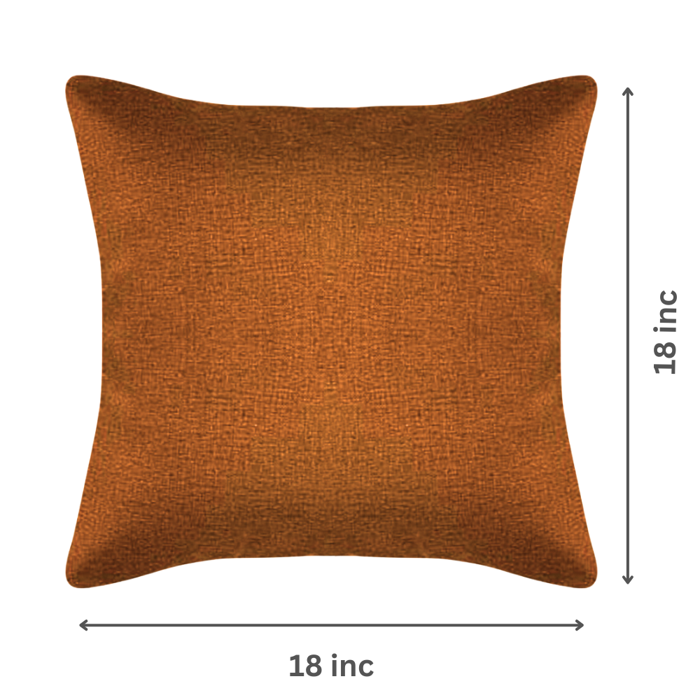 Copper Colored Cushion with Size