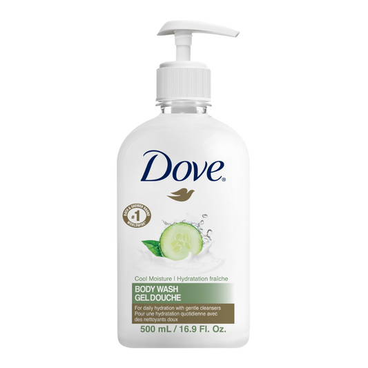 Dove Cool Moisture Body Wash- 500ML Bottle with pump