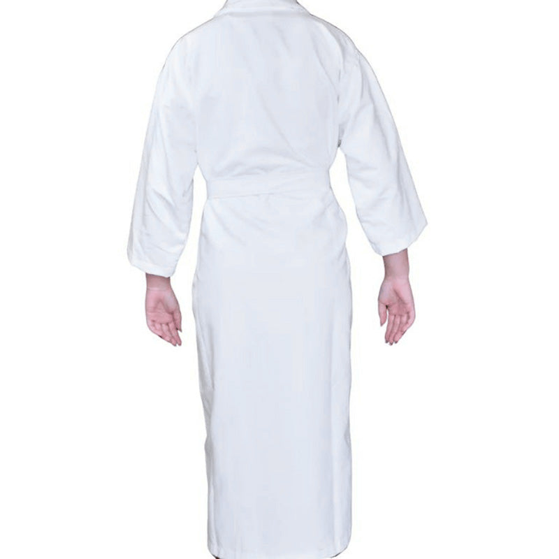 Polyester Microfiber Shawl Bathrobe-Back view