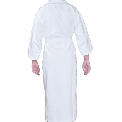 Polyester Microfiber Shawl Bathrobe-Back view