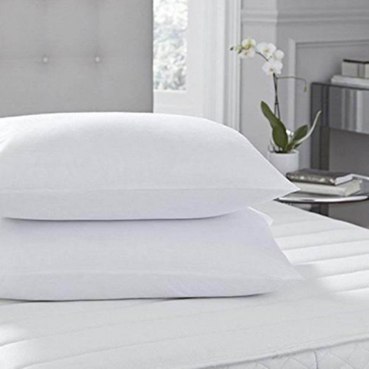 Premium cotton pillow firm Cooling feather pillow with soft yet durable filling, designed to provide hotel-quality comfort and an eco-friendly sleep experience