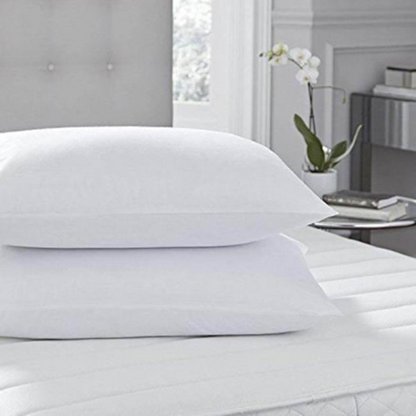 Premium cotton pillow firm Cooling feather pillow with soft yet durable filling, designed to provide hotel-quality comfort and an eco-friendly sleep experience