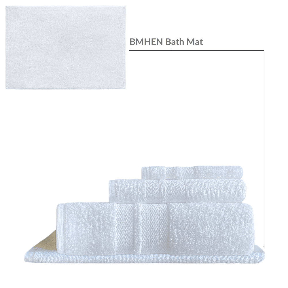 BWG Series - 7 Pc Towel Set - White Background