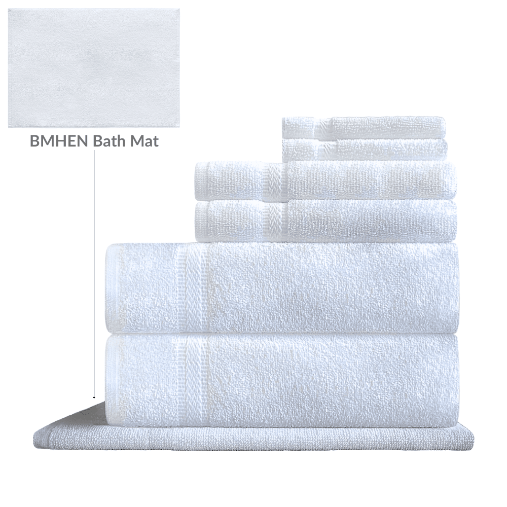 Hotel Towel Sets at Wholesale Price - Premium-quality hotel towels available in various quantities, tailored to meet the needs of hotels, Airbnbs, and vacation rentals seeking long-lasting and quick-dry solutions - Bath Towel (2﻿pcs), Hand Towel (2pcs), Wash Cloth (2pcs)