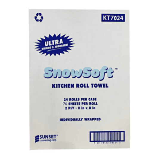 Snow Soft Toilet Paper - (24 Rolls/Case) 70 sheets per Roll