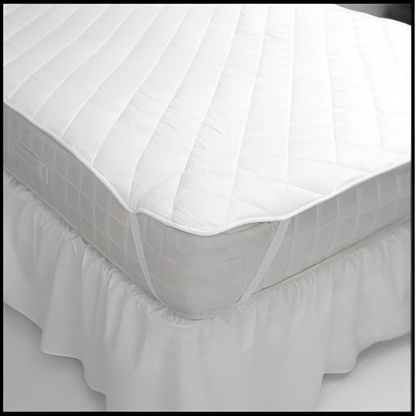 Ultrasonic Quilted Mattress Pad (with Anchor Bands)-Mattress Pads-grey