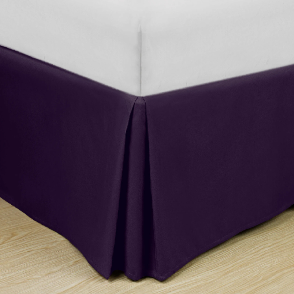 Purple bed skirt queen hotsell