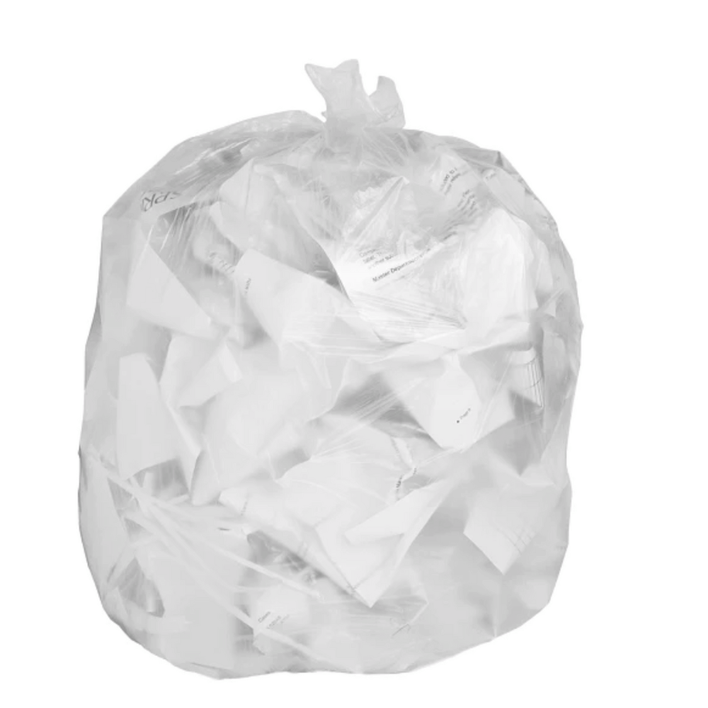  24x22 Regular Garbage Bags / Clear