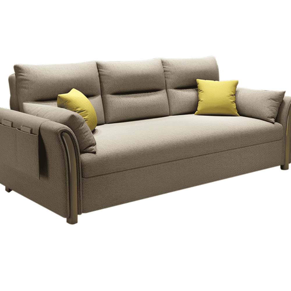 Modern Convertible Folding Sofa Bed with Storage- Storage area