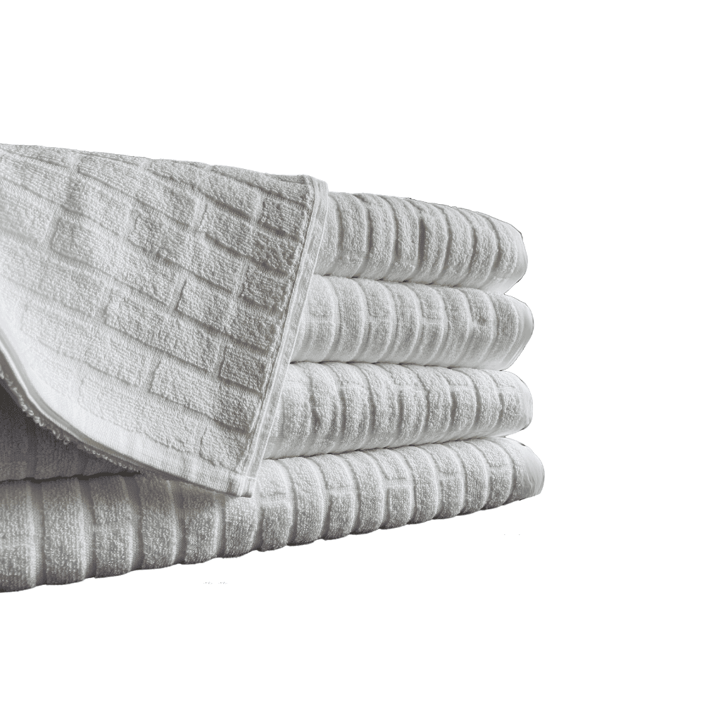 Bulk white jacquard bath towels -Quick-Drying