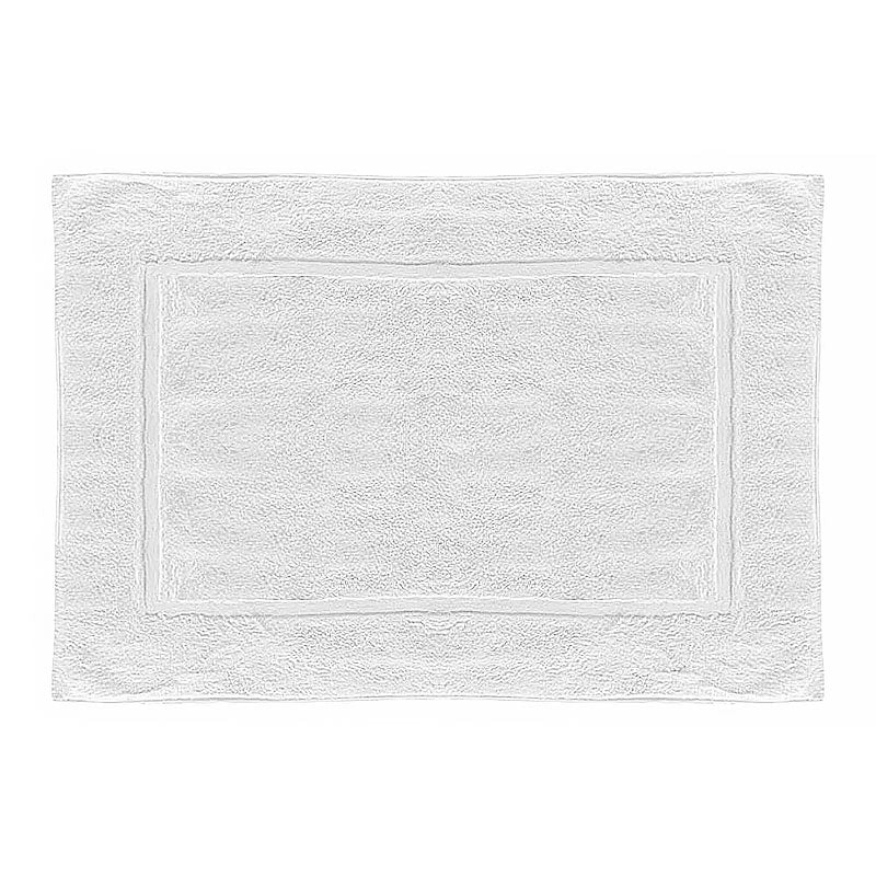 Bath Mat (20x34"), 84% cotton and 16% polyester.