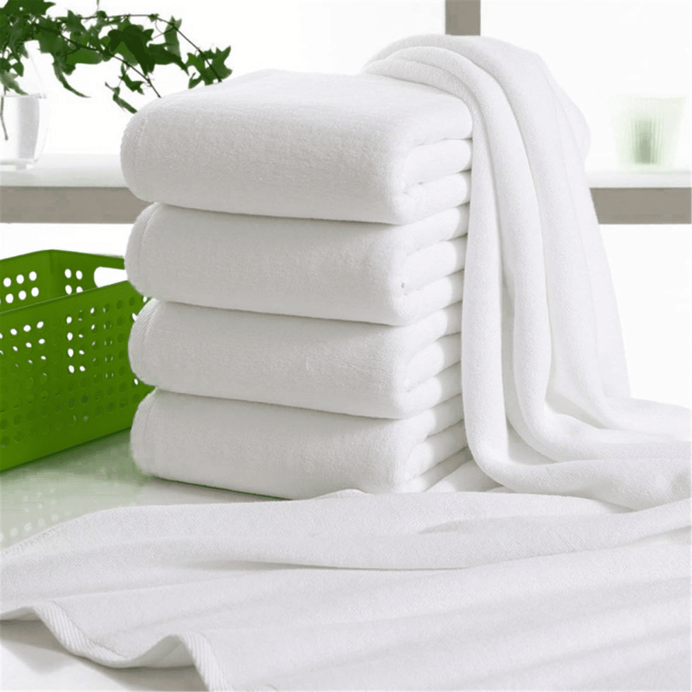 Cotton towels for hotels - He Series - Supreme Bath Towel Stacked