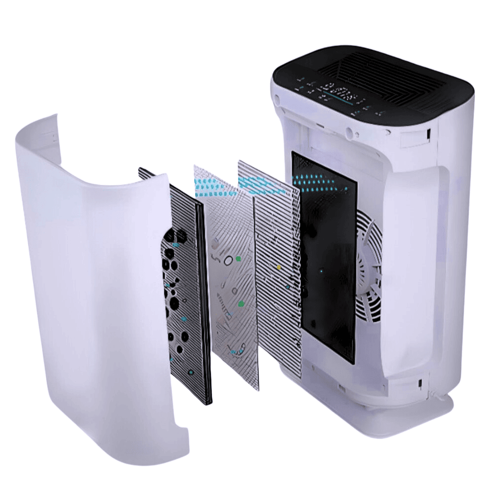 Mid-size Room Air Purifier- Inner view