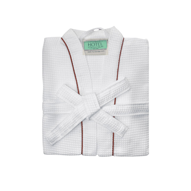 Waffle Kimono Bathrobe delivers the ultimate level of comfort and elegance.