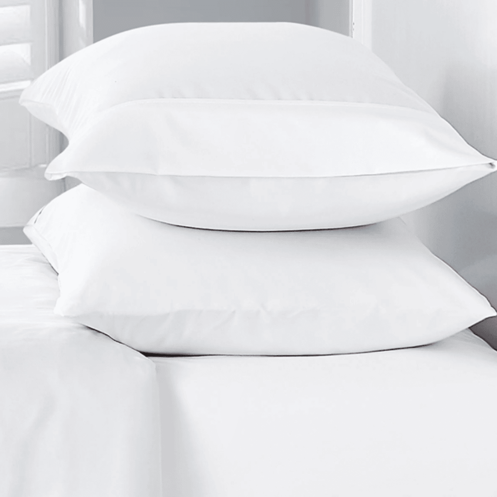 Basic Collection Microfiber Pillowcase - White