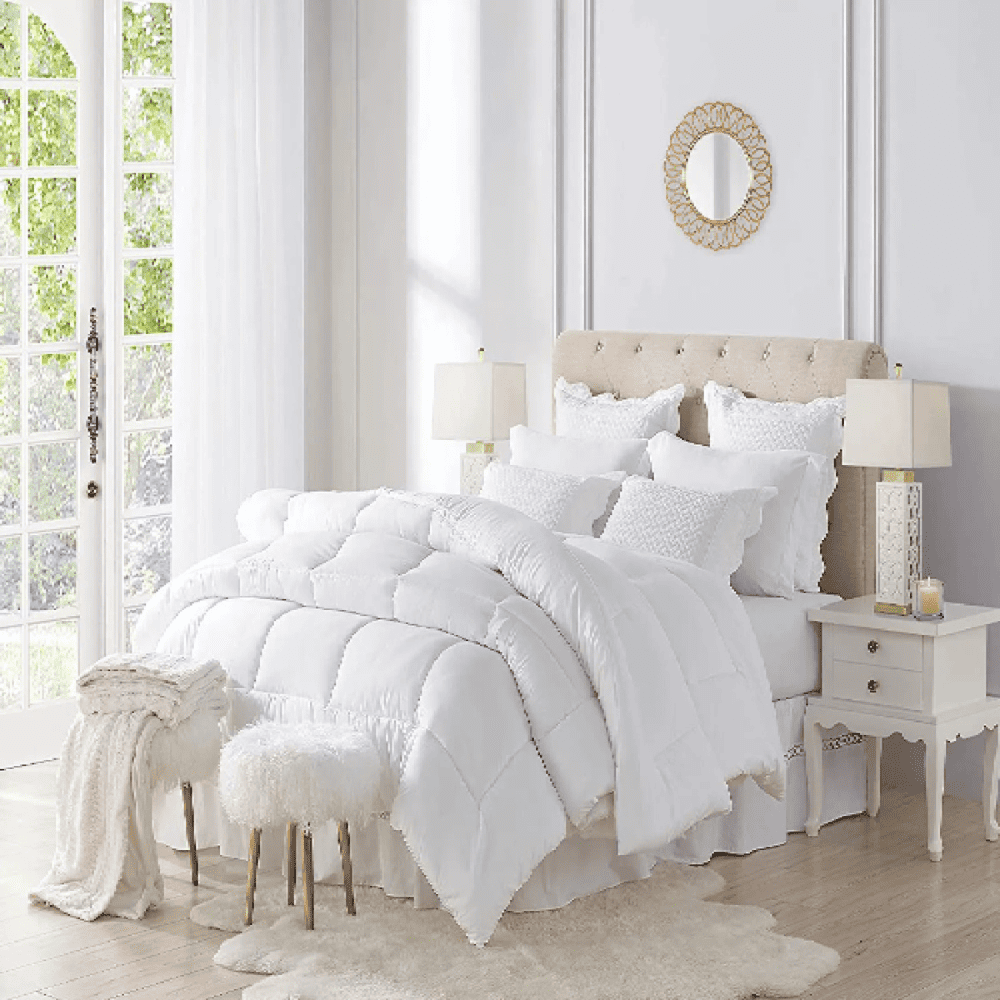 All Season Bedding Down Alternative Comforter - Heavy Fill -White