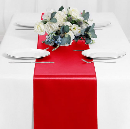 Satin Table Runners (12x108) / Red.